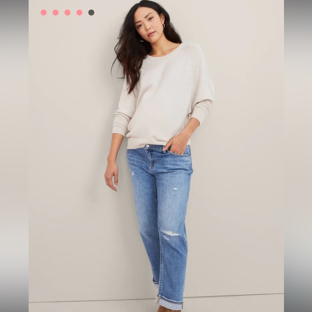 Hatch boyfriend maternity jeans